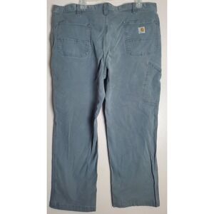 Carhartt Relaxed Fit Straight Rigby Dungaree Gravel Gray Men's Pants 42x28